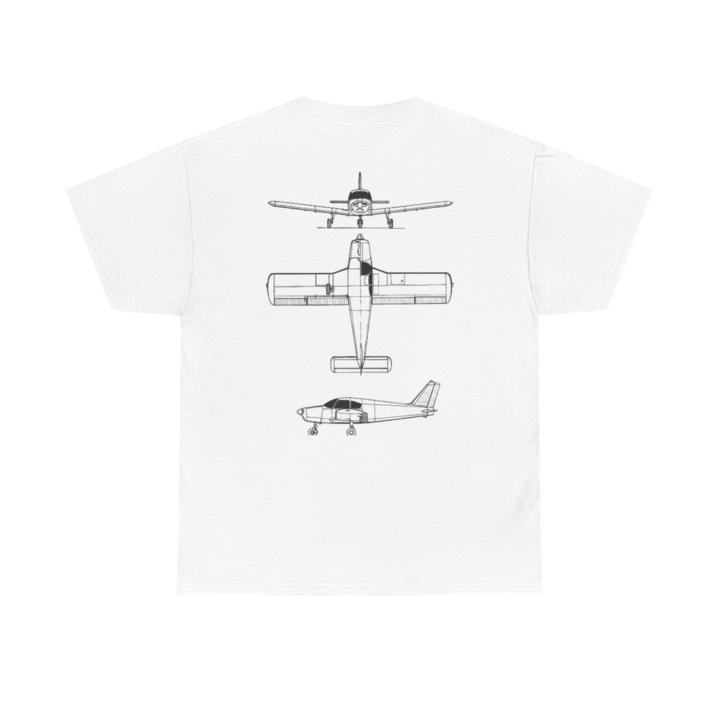 Takeoff Essentials PA-28 Blueprint shirt